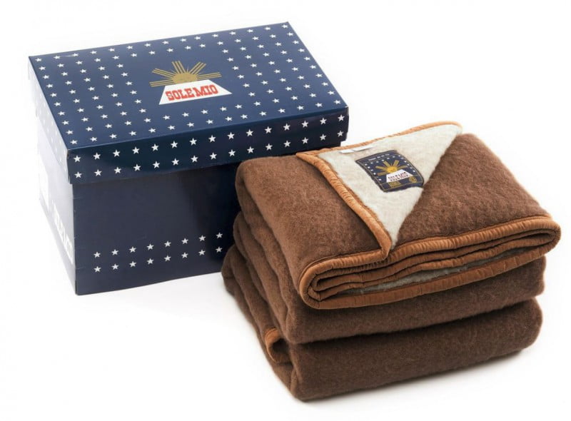 Sole Mio Deken van scheerwol