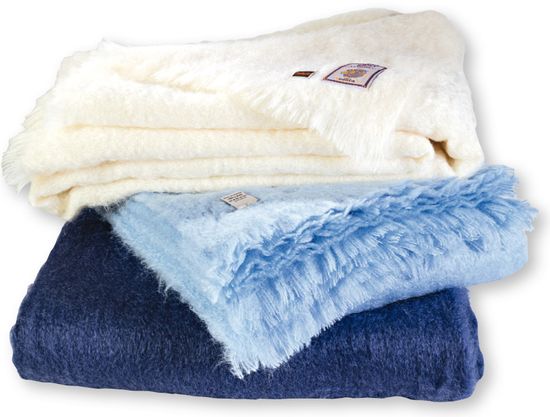 Mohair deken van mohair - Afbeelding 2