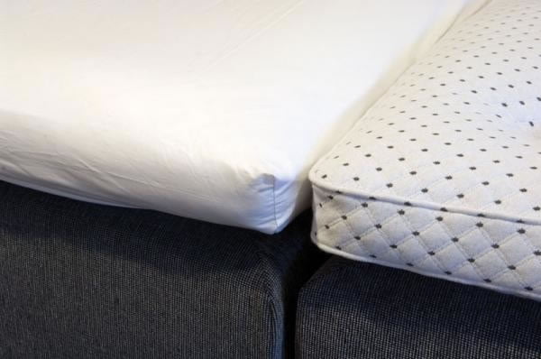 Molton voor topmatrassen met split